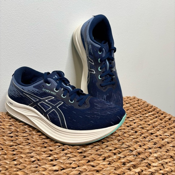 Asics Sneakers Women’s Size 7.5 Evoride Speed 2 Blue Expanse Navy Blue FF blast - Picture 8 of 11